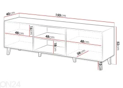 TV-taso Granada 150 cm