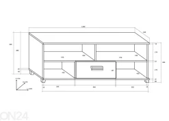 TV-taso Head 120 cm