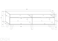 TV-taso Kilty 160 cm