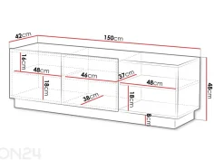 TV-taso Liverti 150 cm