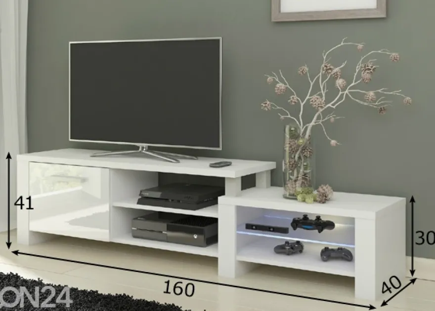 TV-taso Macroom 160 cm