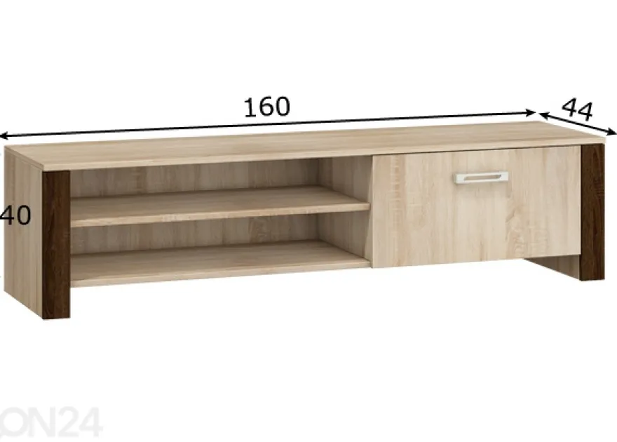 TV-taso Midleton 160 cm