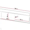 TV-taso Philippe 150 cm