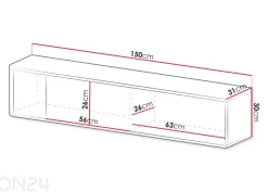 TV-taso Philippe 150 cm