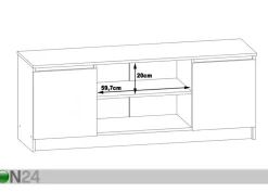 TV-taso Poznan 140 cm