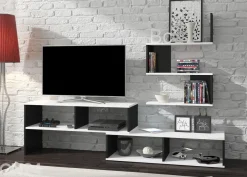 TV-taso + seinähylly 185 cm