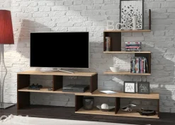 TV-taso + seinähylly 185 cm