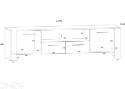 TV-taso Slide 175 cm