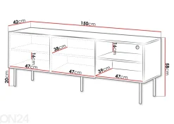 TV-taso Terry 150 cm