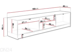 TV-taso Tireno 180 cm