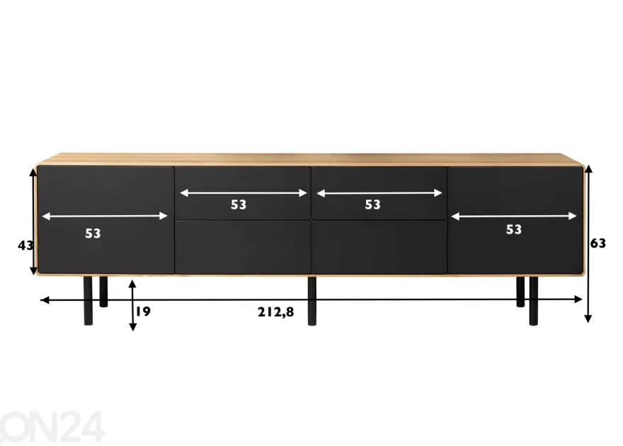 TV-taso Tokyo 213 cm