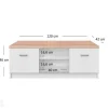 TV-taso Top mix 120 cm