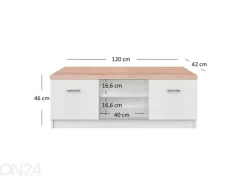 TV-taso Top mix 120 cm