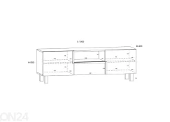 TV-taso Youghal 150 cm