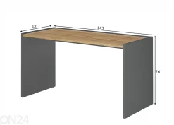Työpöytä City 142 cm