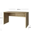 Työpöytä Doorset 140 cm