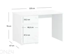 Työpöytä Lingo 120 cm