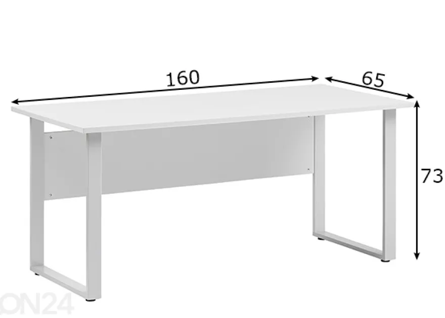 Työpöytä Minsk 160x65 cm