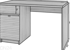 Työpöytä Ruse 120 cm