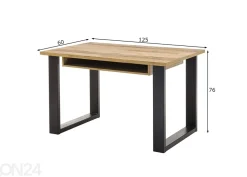Työpöytä Sherwood 60x125 cm