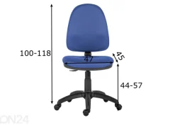 Työtuoli Mek D4, sininen