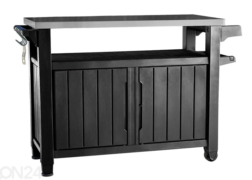Ulkokeittiö Keter Unity XL 52x134 cm, grafiitti