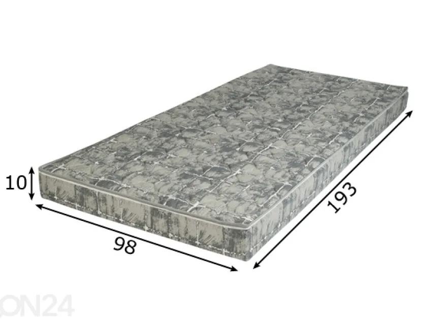 Vaahtomuovipatja 98x193x10 cm
