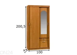 Vaatekaappi 100 cm