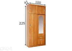 Vaatekaappi 100 cm