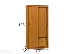 Vaatekaappi 100 cm