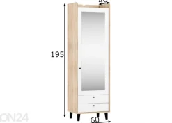 Vaatekaappi/eteiskaappi Glandore 60 cm