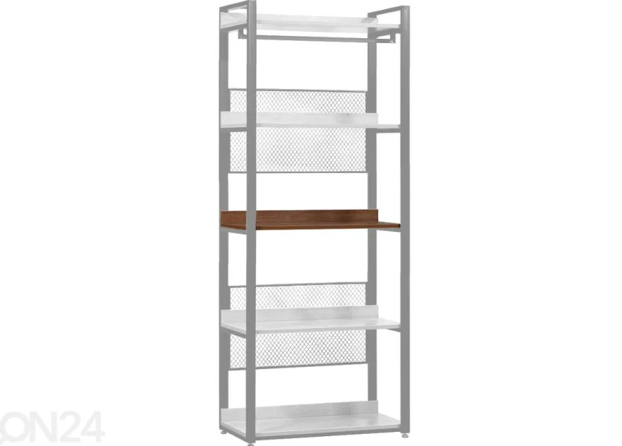 Vaatekaappijärjestelmän hylly (80 cm, tumma)