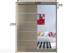 Vaatekaappi + LED