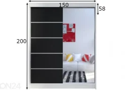 Vaatekaappi + LED