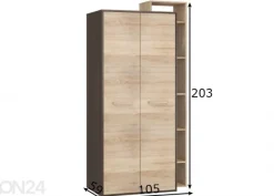 Vaatekaappi Macroom 105 cm