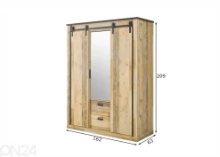 Vaatekaappi Sherwood 162 cm