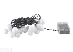 Valosarja Solar Garland Party Milky 30 LED