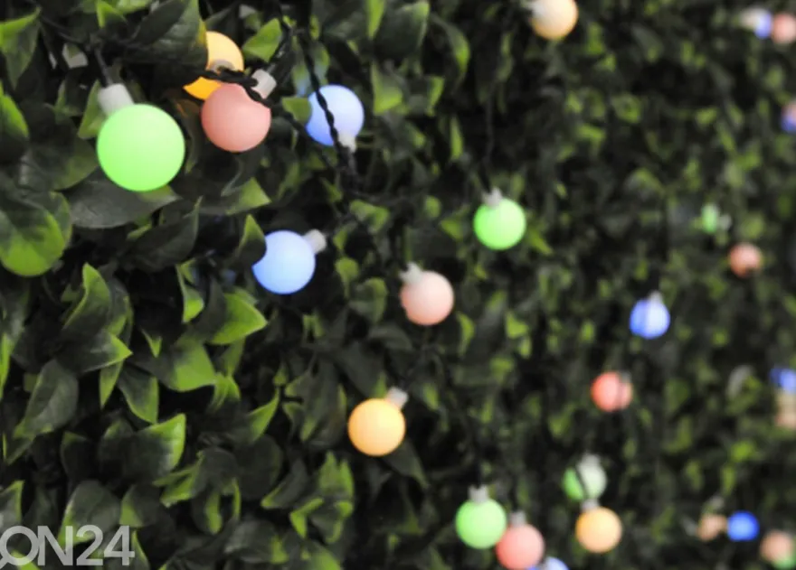 Valosarja Solar Garland Party Milky 30 LED