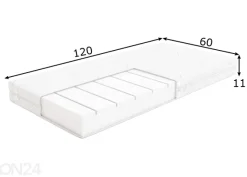 Vauvan patja Dobranocka Loterii kankaalla 60x120 cm
