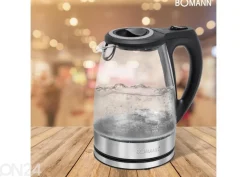 Vedenkeitin lasikannulla Bomann