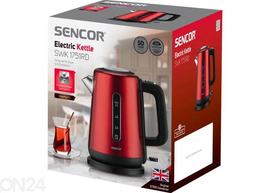 Vedenkeitin Sencor SWK1751RD