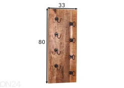 Viinipulloteline seinälle Rustic 80 cm