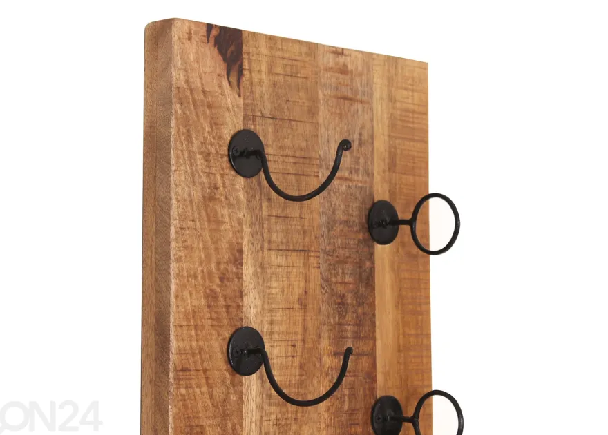 Viinipulloteline seinälle Rustic 80 cm
