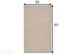 Villamatto 55x95 cm, beige