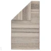 Villamatto 55x95 cm, beige/ raidallinen
