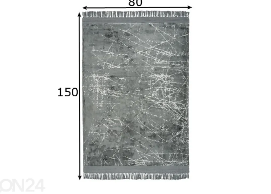 Viskoosimatto 80x150 cm