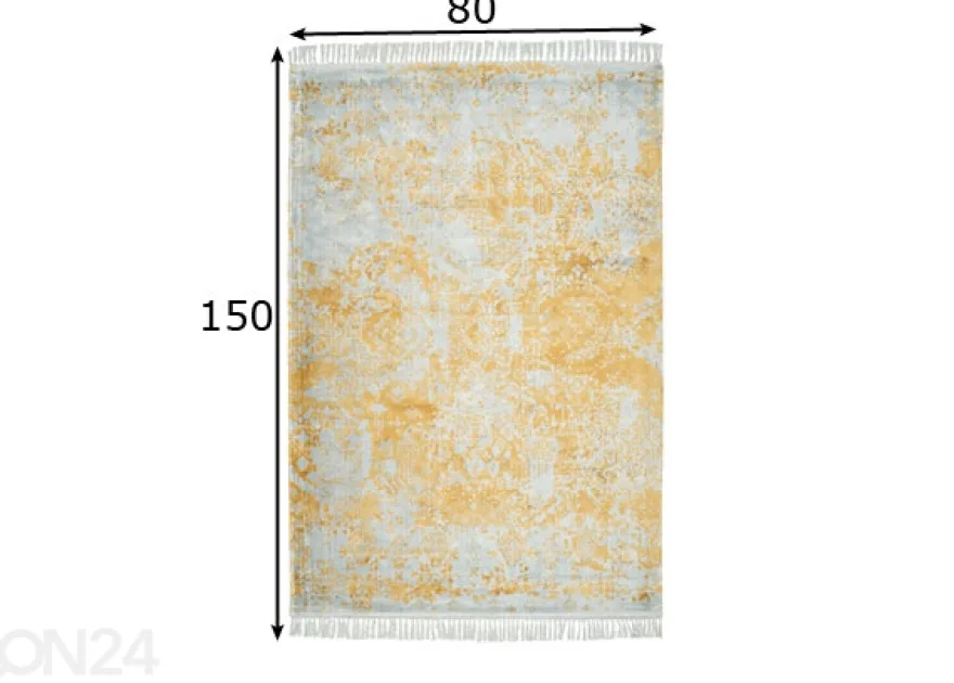 Viskoosimatto 80x150 cm