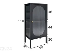 Vitriinikaappi Adelaide 50 cm