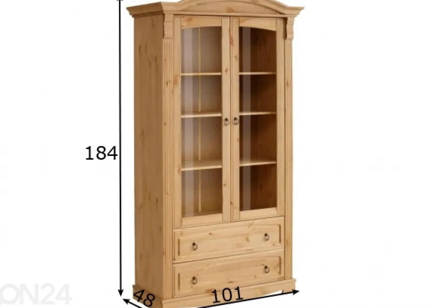 Vitriinikaappi Anna 101 cm