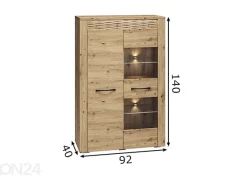 Vitriinikaappi Artis 92 cm